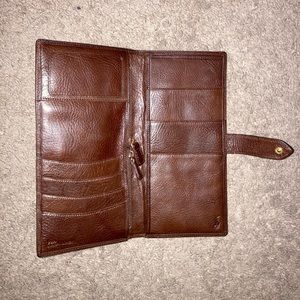 Polo by Ralph Lauren Genuine Leather Vintage Organizer Clutch Wallet